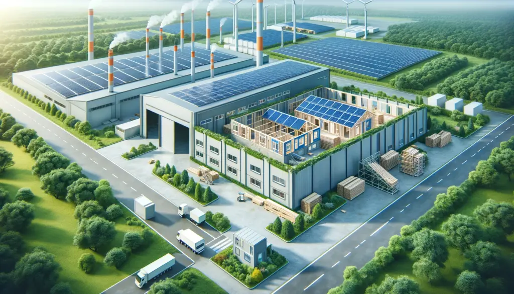 HEL Facility manufacturing sustainable Clayton homes